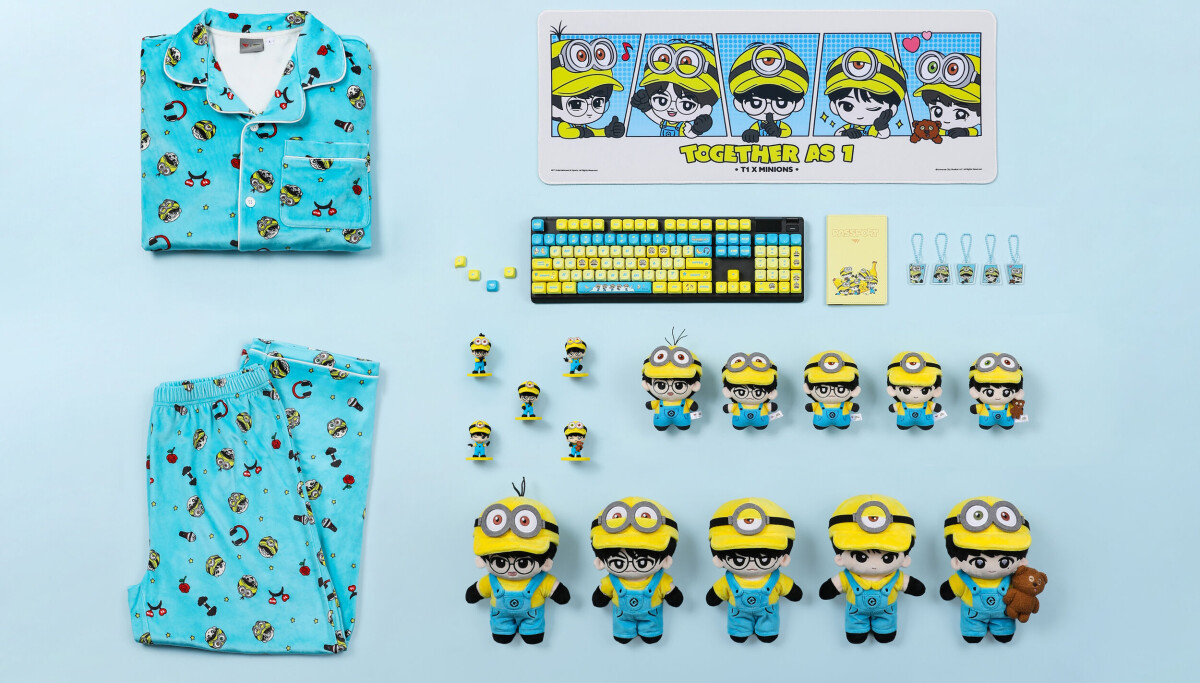 T1 launches Minions collection featuring Faker and League of Legends stars