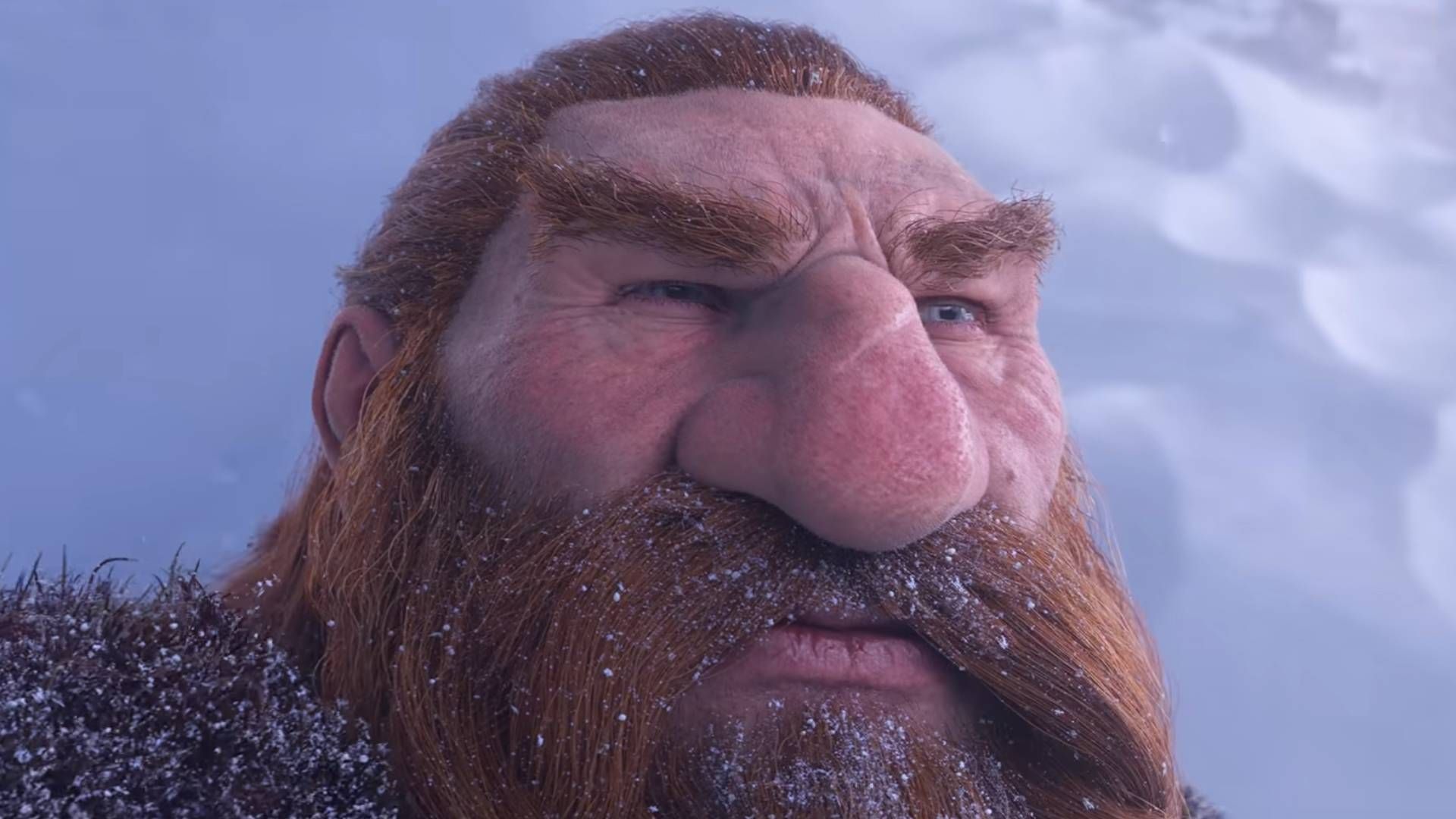 World of Warcraft: Forever cinematic trailer screenshot shows a man looking seriously into the distance.